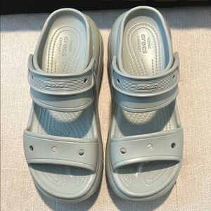 Crocs' Sandals - Light Blue/Grey